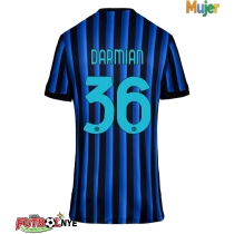 Camiseta Inter Milan Matteo Darmian #36 Primera Equipación para mujer 2025-26 manga corta